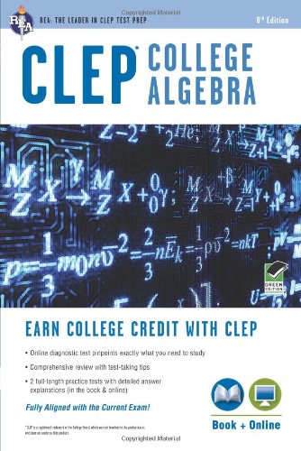 CLEP College Algebra with Onlin