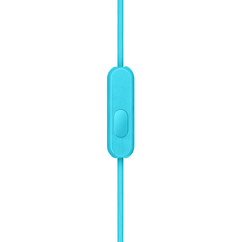 索尼（SONY） MDR-EX155AP 入耳式耳机有线带麦立体声线控手机电脑适用 浅蓝色