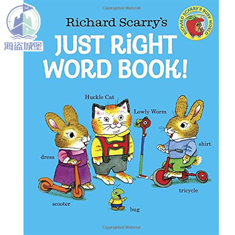 里察斯凯瑞单词书写 英文原版 just right word book