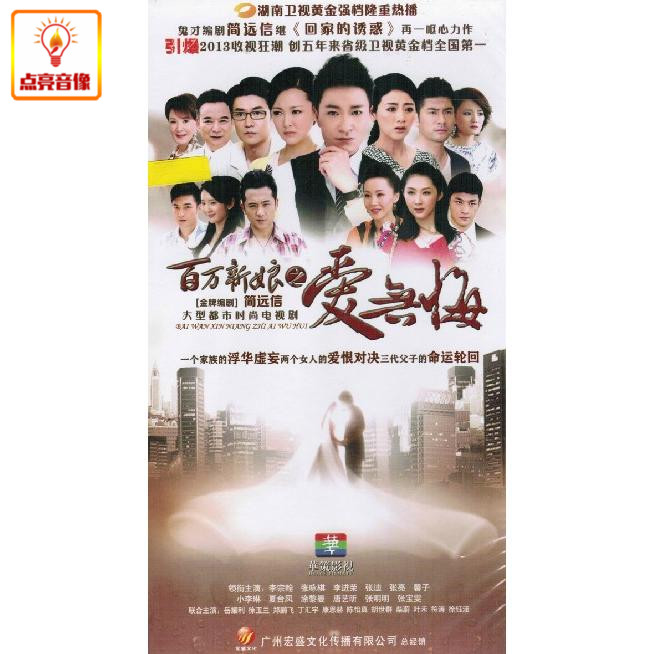电视剧 百万新娘之爱无悔 20dvd   李宗翰 张咏琪 张迪