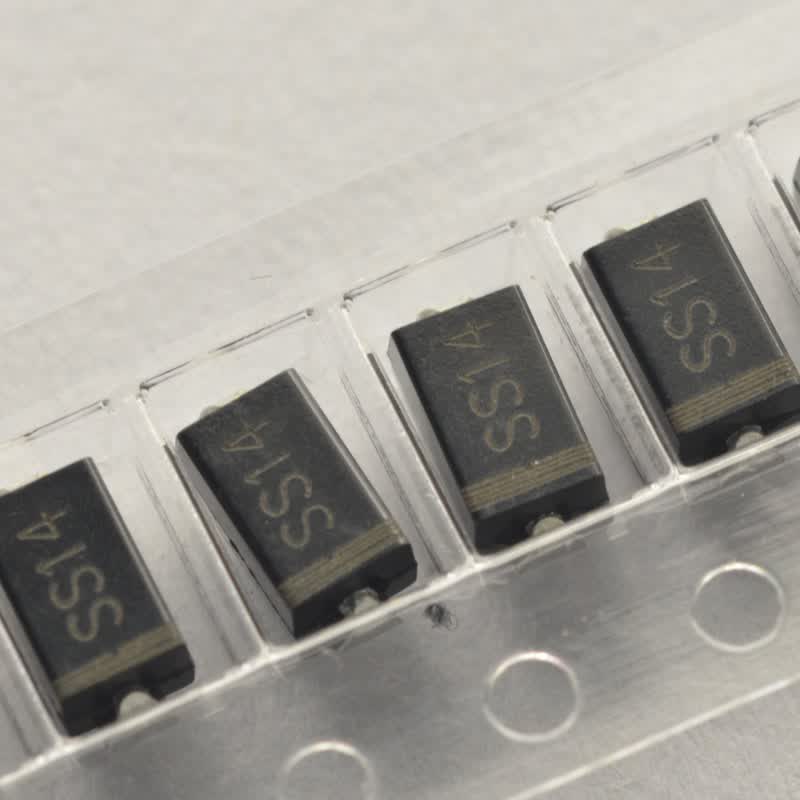 taotimeclub 贴片肖特基二极管1a/40v 1n5819 ss14 sma10只