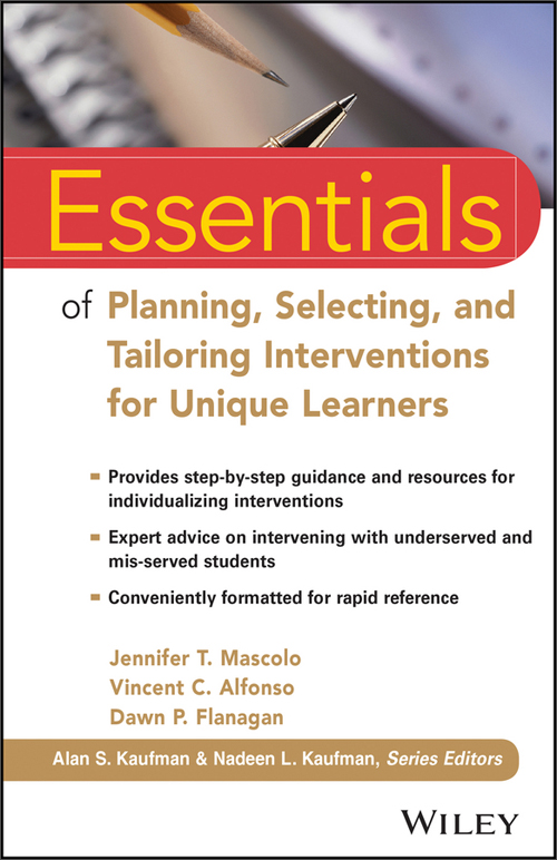 essentials of planning, selecting, and tailoring interventions