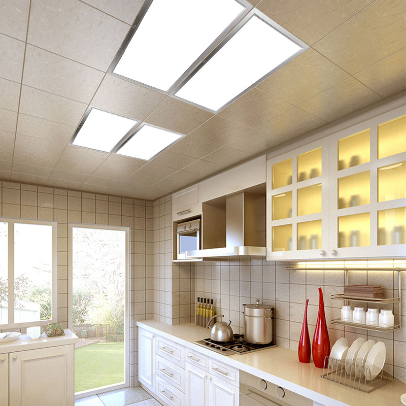 fsl佛山照明led吸顶灯厨房灯嵌入式铝扣板集成吊顶灯卫生间灯平板灯