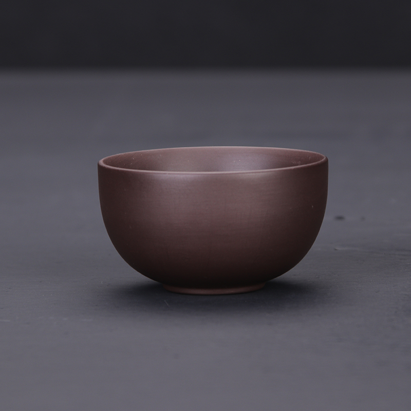 宋汇 紫砂杯茶杯主人杯单杯茗品杯功规茶杯茶碗30ml 紫砂杯30ml