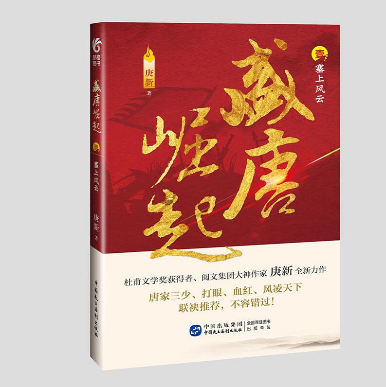 正版现货 盛唐崛起1(壹)塞上风云 庚新/著 中国民主法制出版社