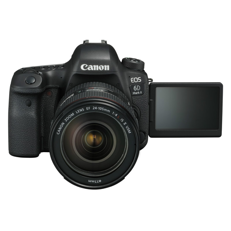 佳能（Canon）EOS 6D Mark II 6D2全画幅单反相机 L级24-105标准镜头套装（约2620万像素/4K延时短片）