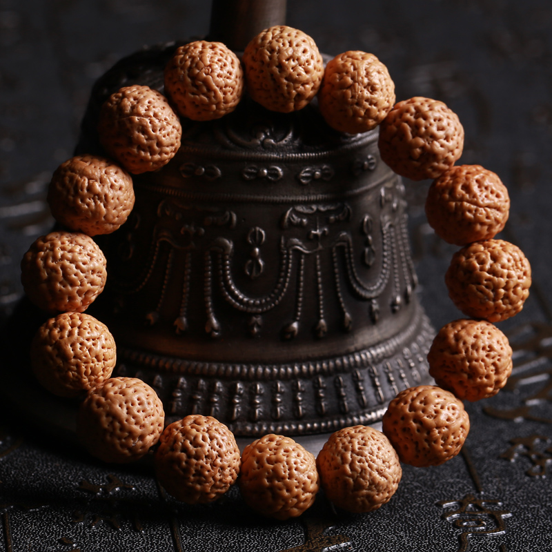 晶宇祥精品天然佛螺菩提子手串佛罗菩提籽佛珠手链男女文玩把玩108颗