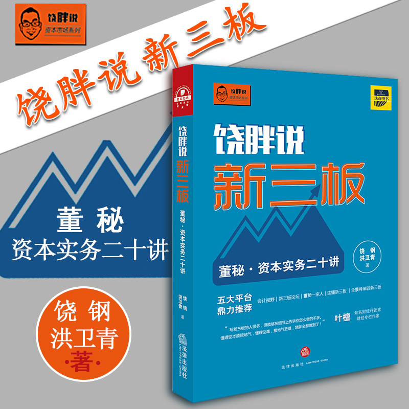 正版 饶胖说新三板 董秘 资本实务二十讲 饶钢洪