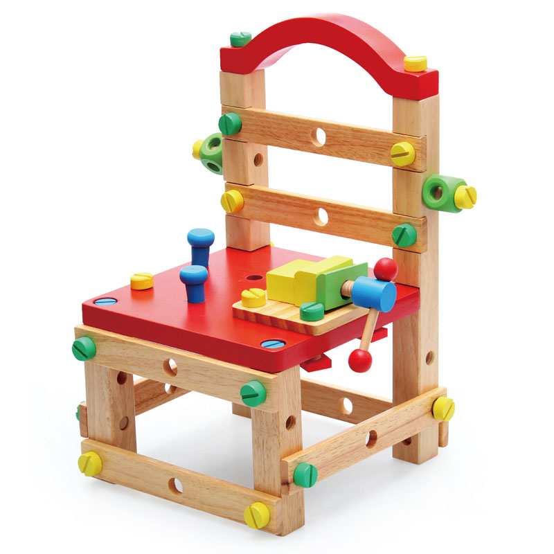 螺丝鲁班椅子 螺母拆装组合智力玩具 儿童动手动脑3-7岁