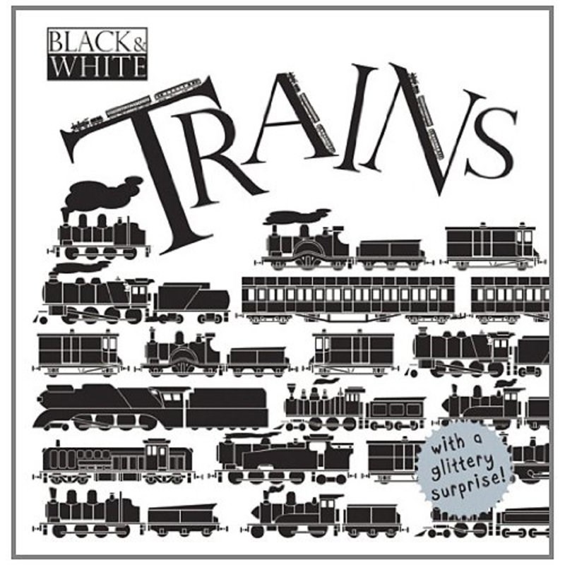 Black & White Trains ISBN:9781906714635