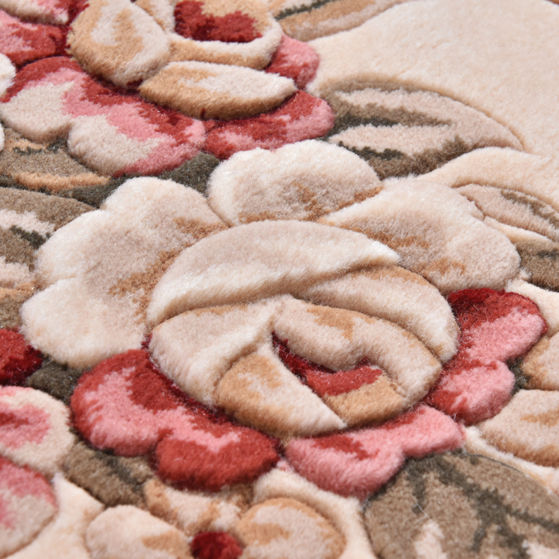 致尚美学新西兰纯羊毛地毯客厅卧室床边毯 欧美式宫廷别墅奢华高贵茶几毯 9166GN-手工定制 3米*4米-定制