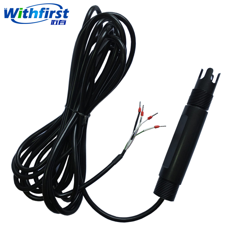 佐首 PH电极酸度计PH计探头工业在线污水酸碱度台式温补传感器实验室 温补PH电极15米