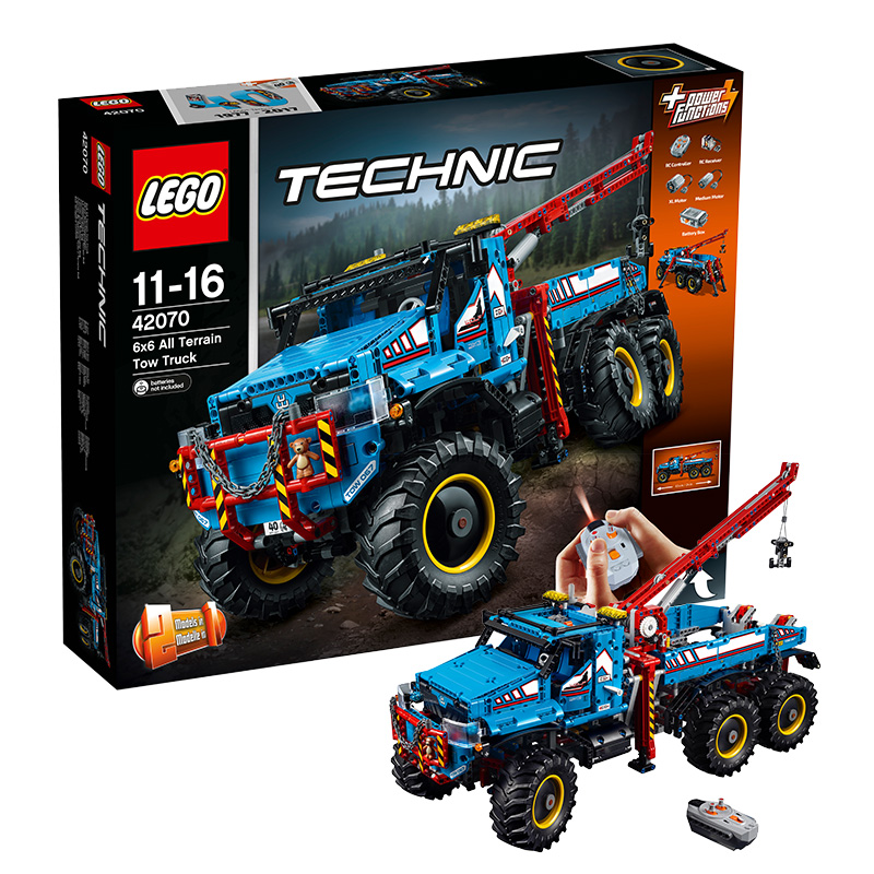 LEGO 乐高 科技机械组仿真模型男女孩创意拼搭积木生日礼物 42070 6x6全地形卡车
