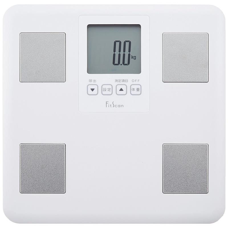 百利达（TANITA）【日本直邮 日本发货】百利达TANITA 电子秤 体重健康家用 称重 人体组成测量计FS-400-WH白色【新款活动中】