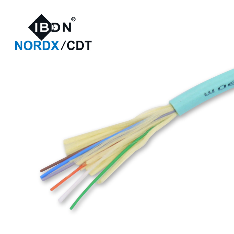 IBDN室内万兆多模光缆光纤 om3-300 青绿色 2芯100M4芯8芯 室内万兆多模100米 12芯