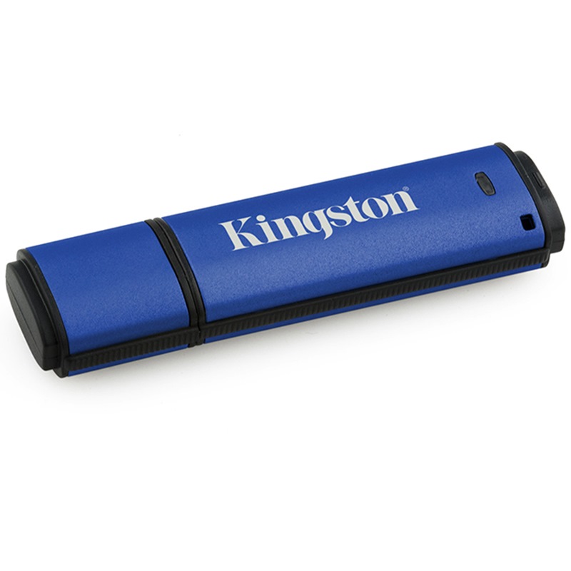 金士顿（Kingston）8G USB3.0 U盘 DTVP30 256位AES专业硬件金属加密 双重数据保护