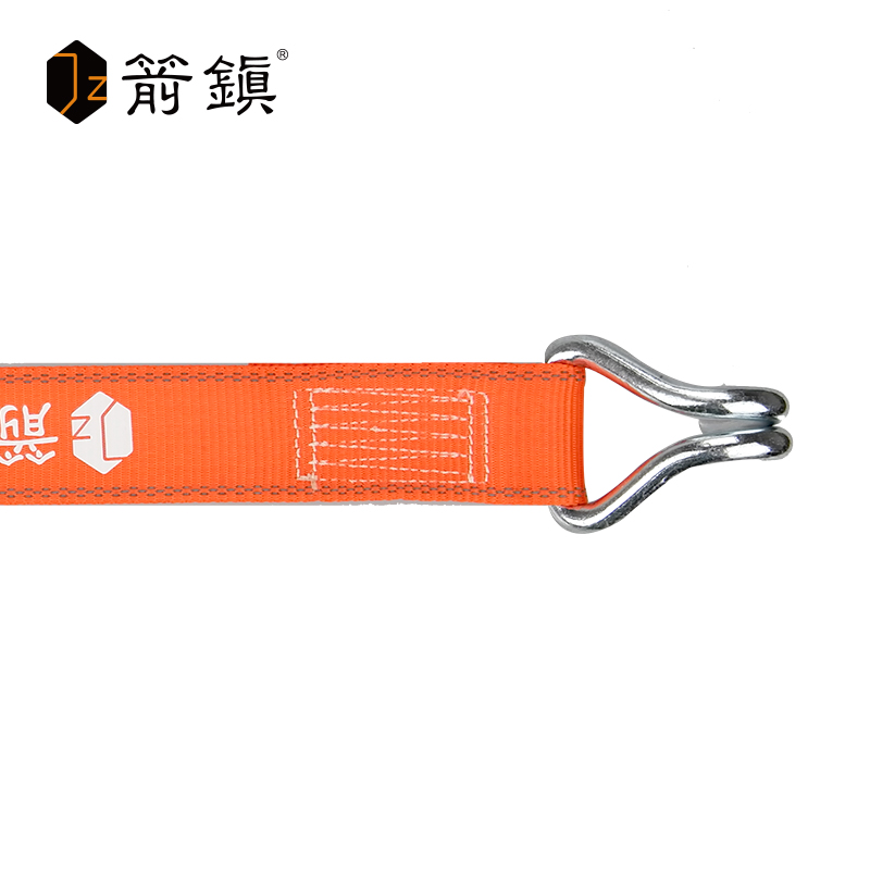 箭鎮经典款2吨SUV越野车顶皮卡小货车捆扎紧固带收紧器拉紧器捆绑带 橙色 10M