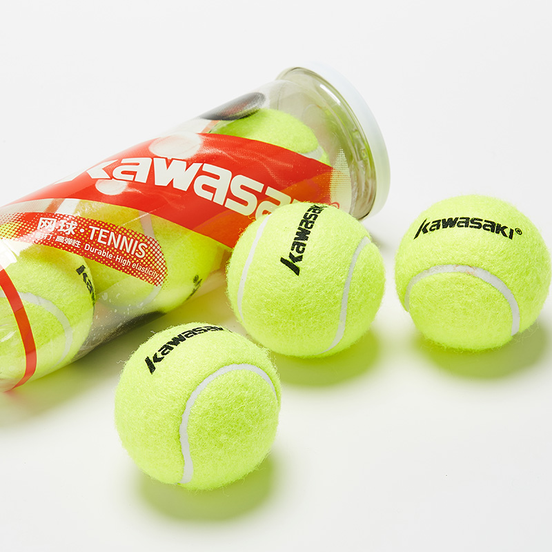 川崎（KAWASAKI比赛训练网球3支装的跟12支装的质量是一样的吗？