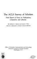 【预订】the acls survey of scholars final