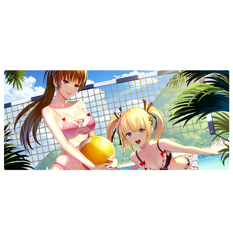 动漫游戏单机周边 长款大鼠标垫 座垫 40x80cm 锁边 doa 沙滩排球