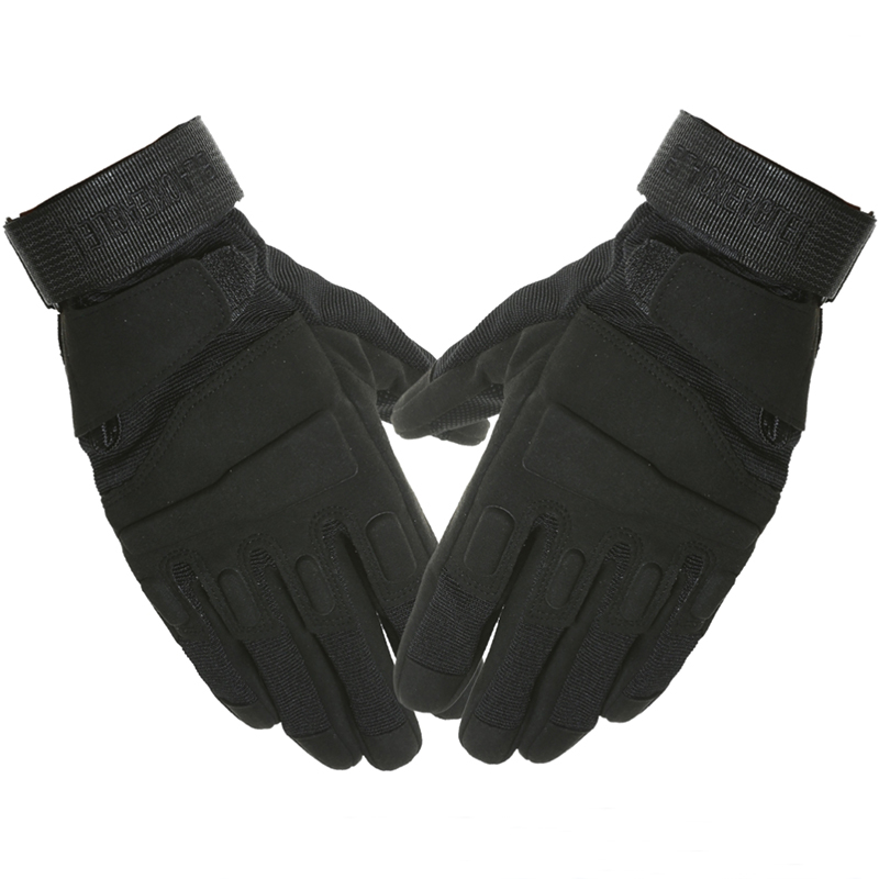 特种兵黑鹰半指防割战术手套男户外骑行防滑长指手套拳击格斗全指手套