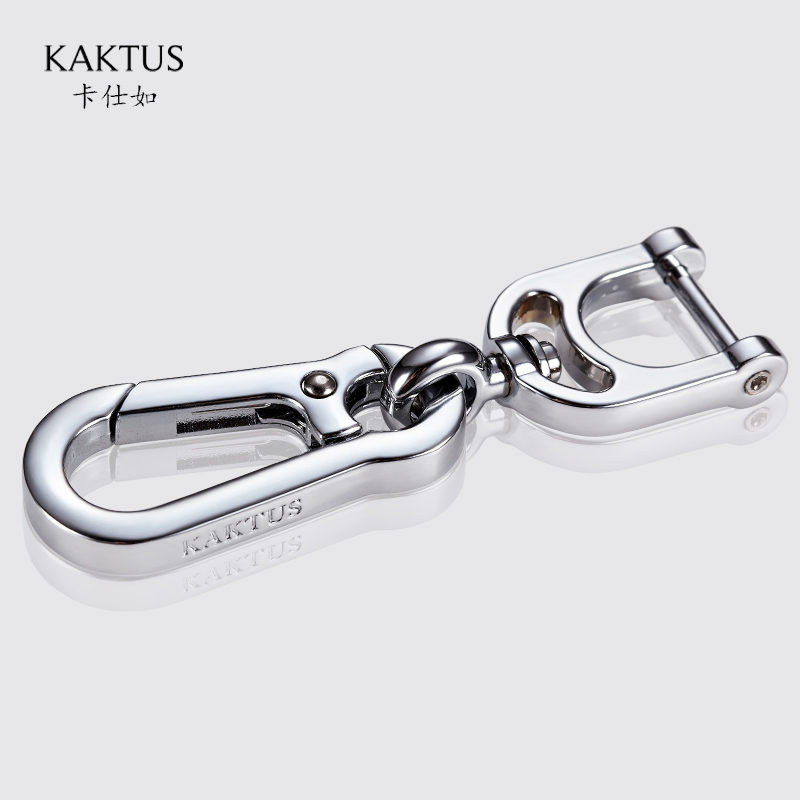KAKTUS卡仕如钥匙扣适用于奔驰宝马本田日产别克腰挂金属钥匙扣 锌合金8字扣