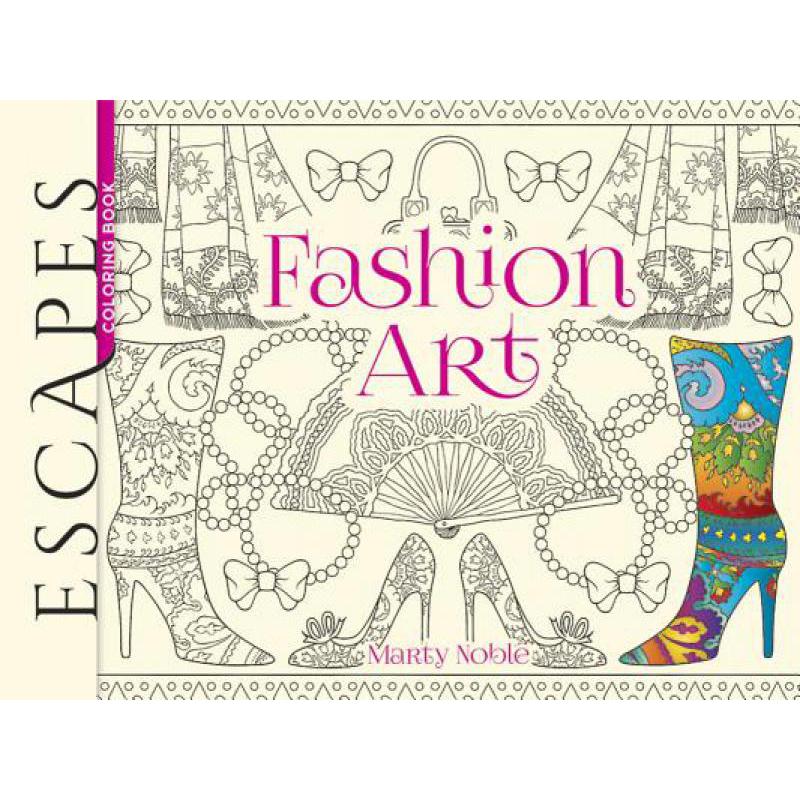 预订 Escapes Fashion Art Coloring Book
