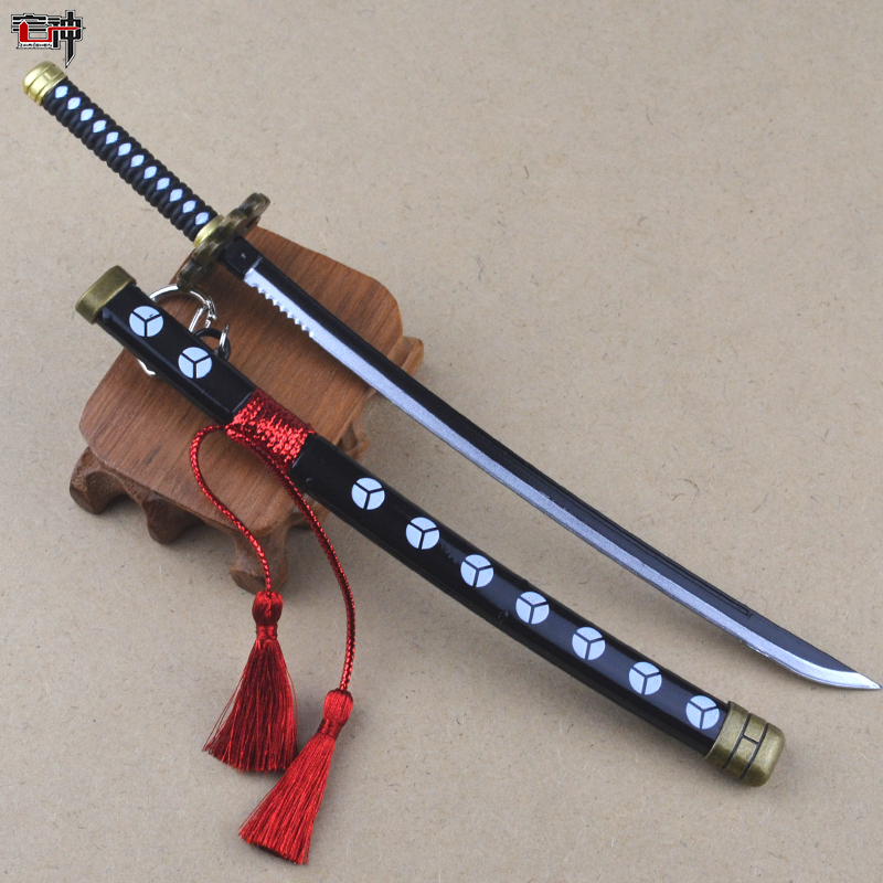 宅神动漫模型带鞘刀剑玩具周边 索隆黑刀秋水 22cm