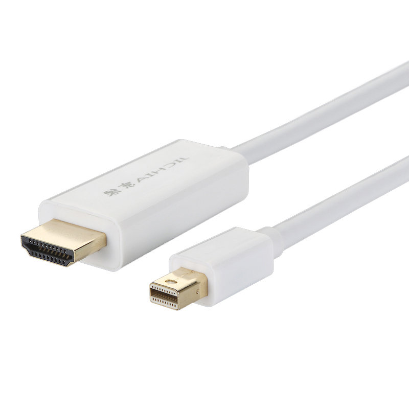 京像(jichia) mini迷你dp转hdmi显示器电视笔记本macbook雷电接口转换