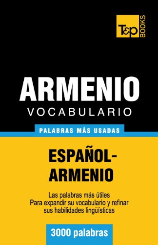 Vocabulario Espanol-Armenio - 3000
