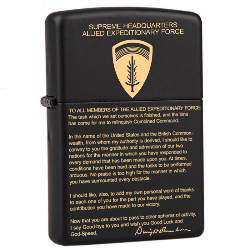 zippozippo打火机拉丝远征联盟军离职宣言 防风打火机 送男友 黑哑漆
