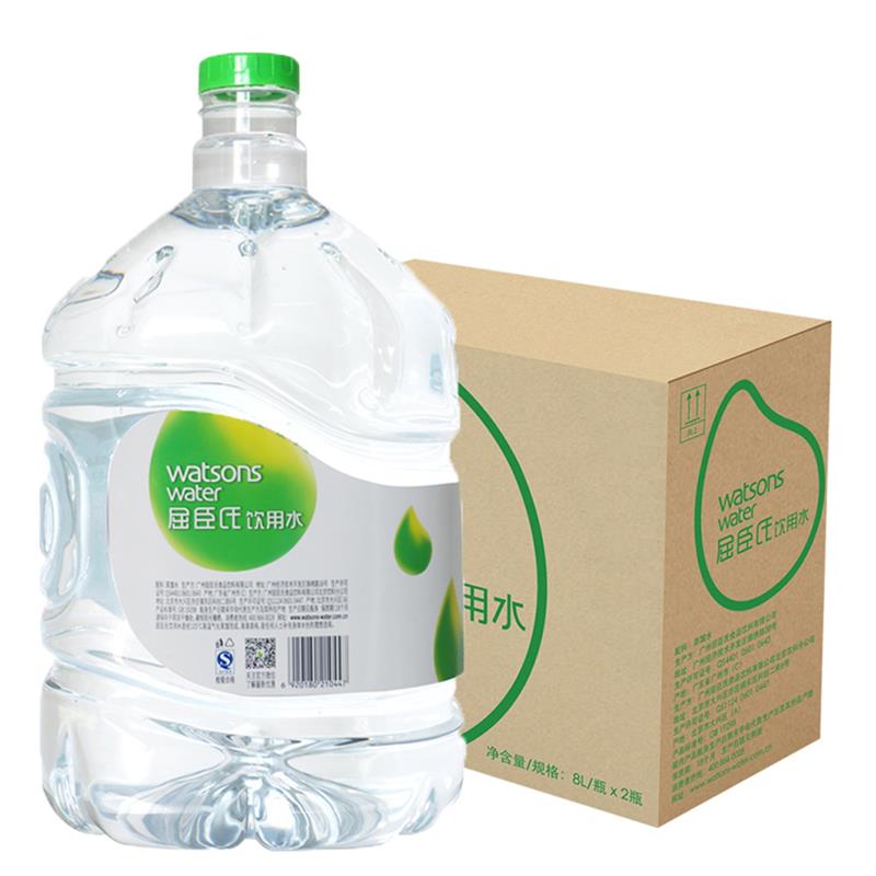 屈臣氏(watsons)屈臣氏蒸馏水8l*2桶 蒸馏制法饮用水