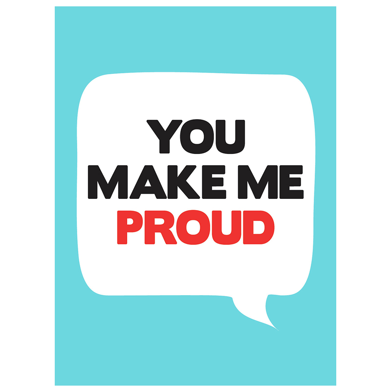 【现货】you make me proud ,我为你自豪 英文原版心灵励志图书善本