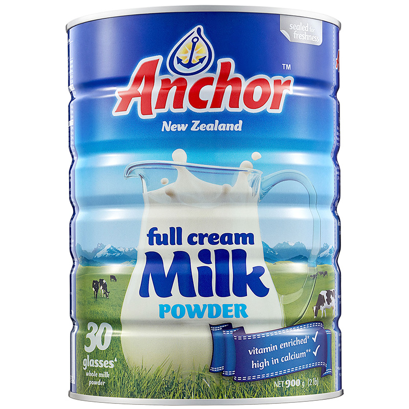 安佳新西兰原装进口  蓝罐高钙奶粉 调制乳粉 900g/罐