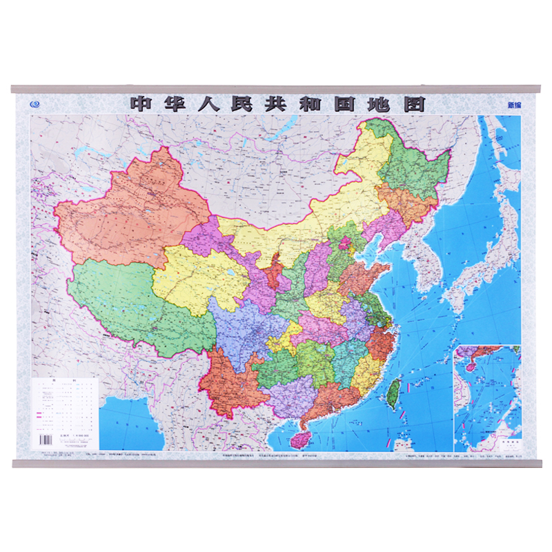 2021新 中国地图 防水无折挂图 1.1*0.75米
