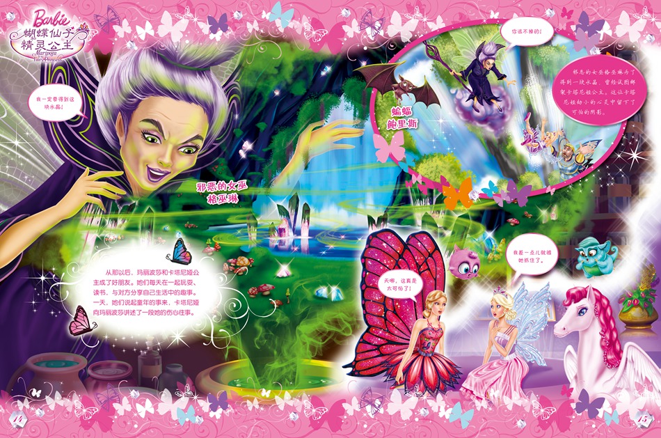 芭比电影特辑30 蝴蝶仙子与精灵公主