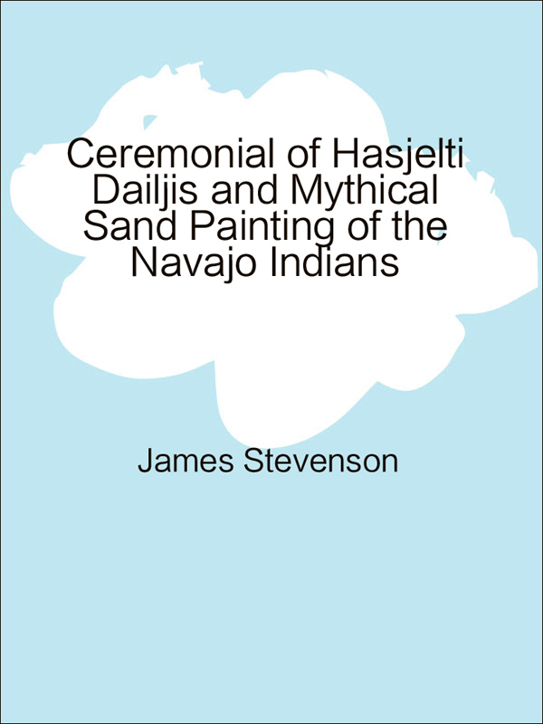 dailjis and mythical sand painting of the navajo indians
