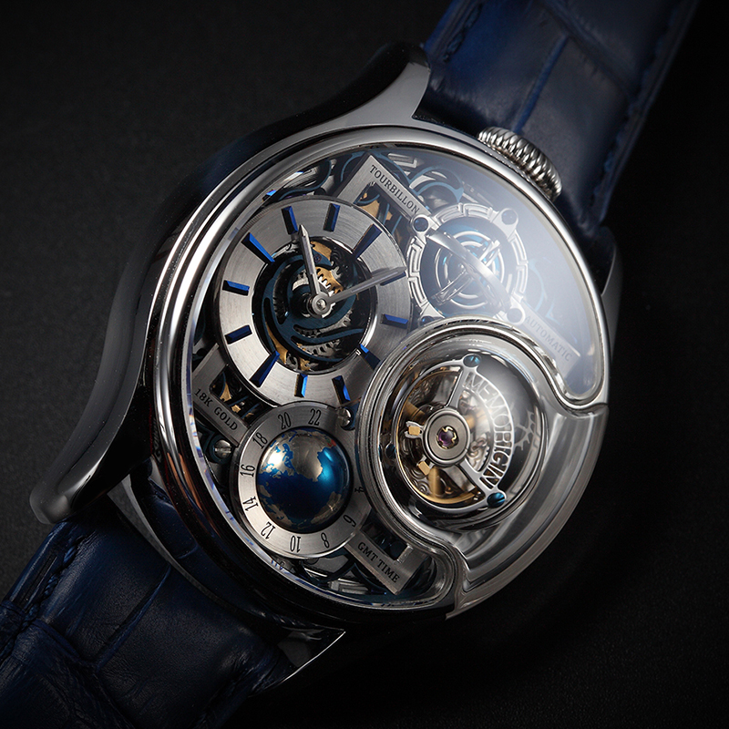 memorigin 万希泉陀飞轮腕表 机械表星恒系列尊爵版 玫瑰金 玫瑰金