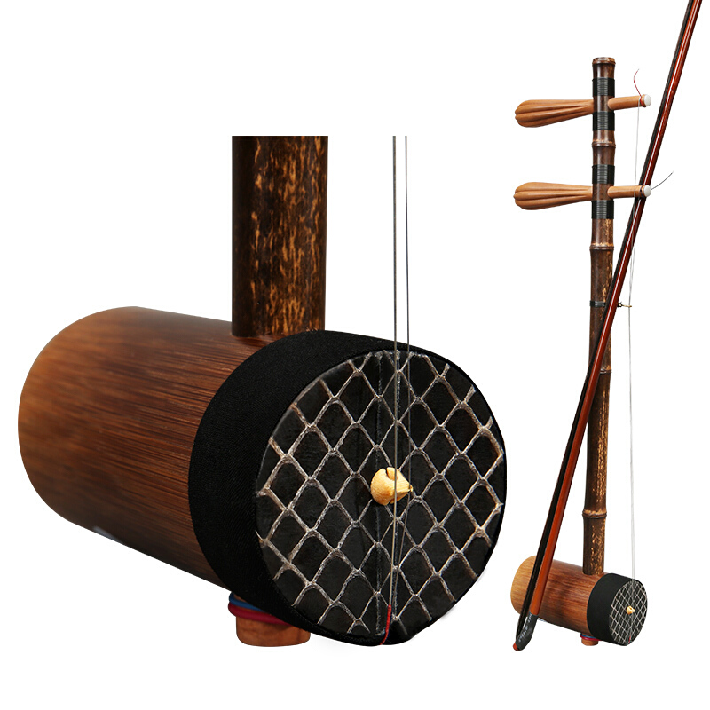 星海 京胡乐器一级紫竹材质演奏考级京胡栆木轴西皮二黄8701
