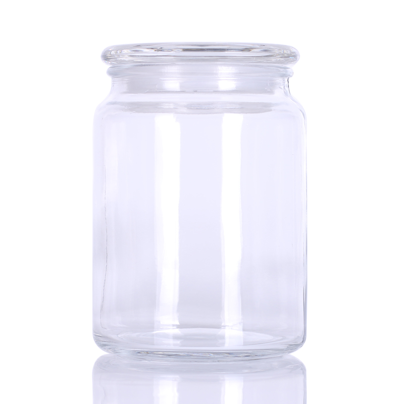 欧嘉迪 玻璃瓶密封罐子厨房储物罐保鲜瓶 圆形700ml