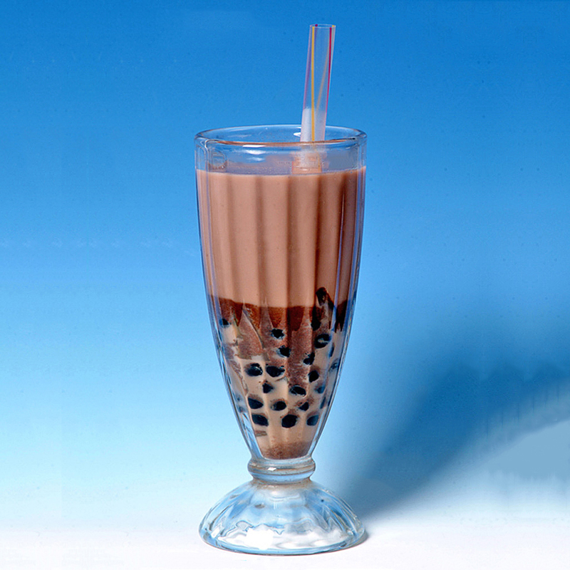 珍珠奶茶杯子果汁杯鲜榨杯冷饮杯冰沙杯水杯牛奶杯饮料杯透明玻璃水杯