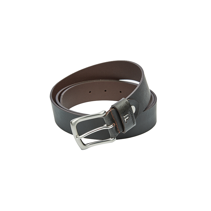 trussardi jeans杜鲁萨迪男式棕色牛皮针扣腰带71l000009y099999 b290