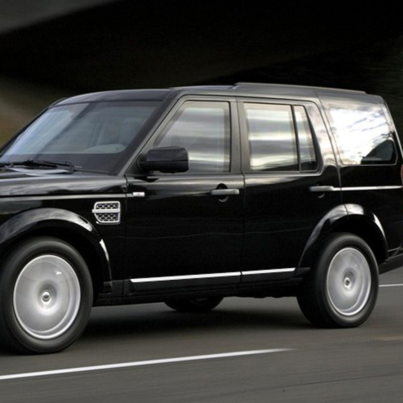 彩娇妍路虎发现者4改装车身饰条外装饰专用改装配件用品 尾门饰条亮光