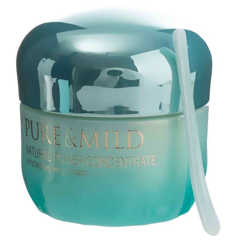 泊美（PURE & MILD）植物菁盈粹补水保湿面霜50g(深层滋润舒缓干燥)送女生