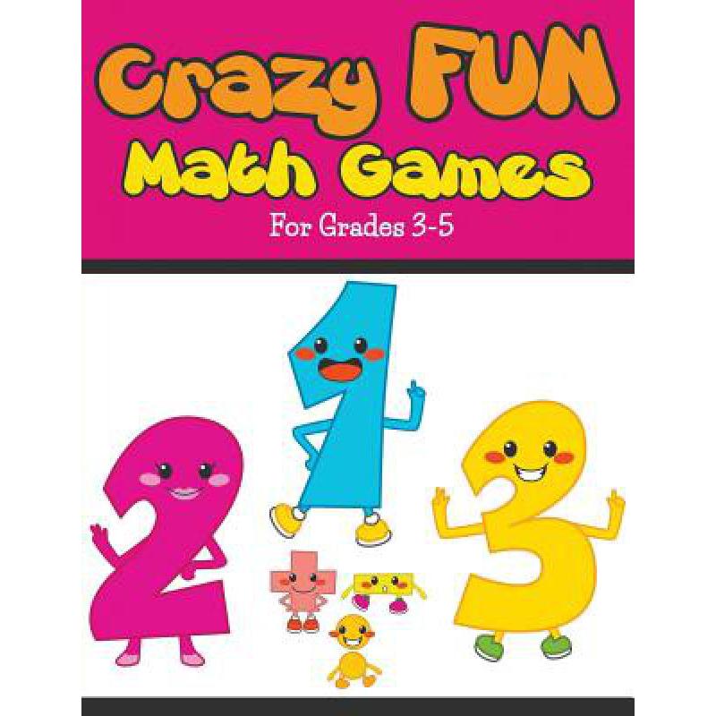 预订 Crazy Fun Math Games: For Grades 3-5