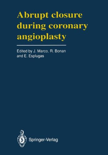 【预订】abrupt closure during coronary