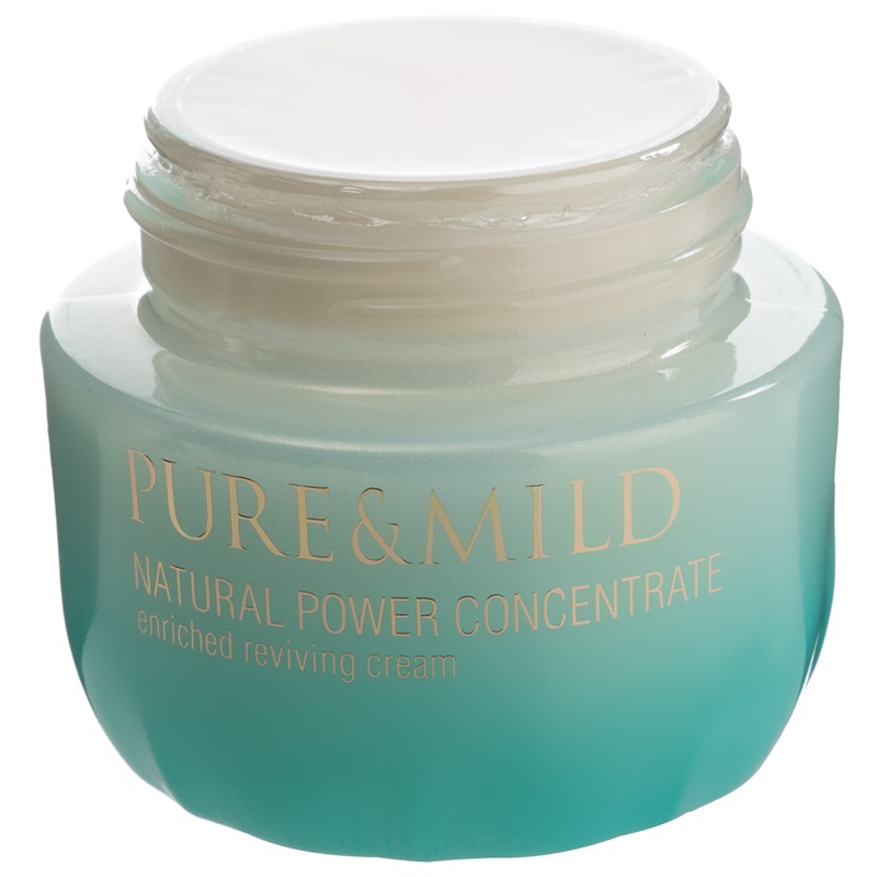 泊美（PURE & MILD）植物菁盈粹补水保湿面霜50g(深层滋润舒缓干燥)送女生