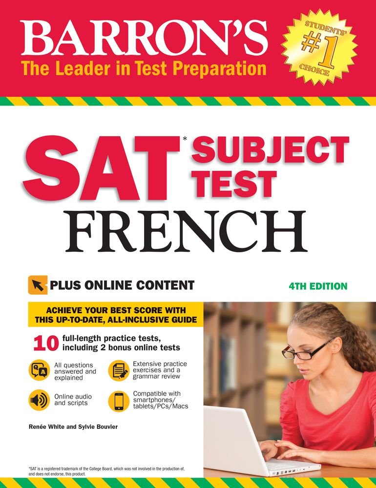 Barron's SAT Subject Test French: With