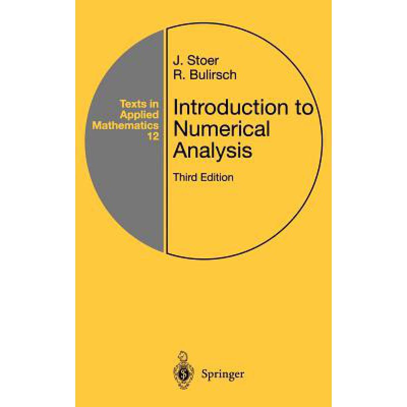 预订 Introduction to Numerical Analysis
