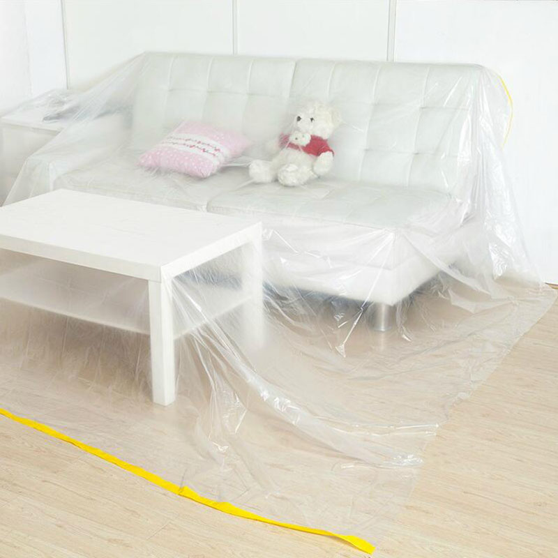 家用装修防尘布 防尘罩 客厅沙发茶几遮灰盖布 白色